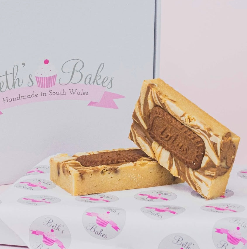 Lotus Biscoff Blondies