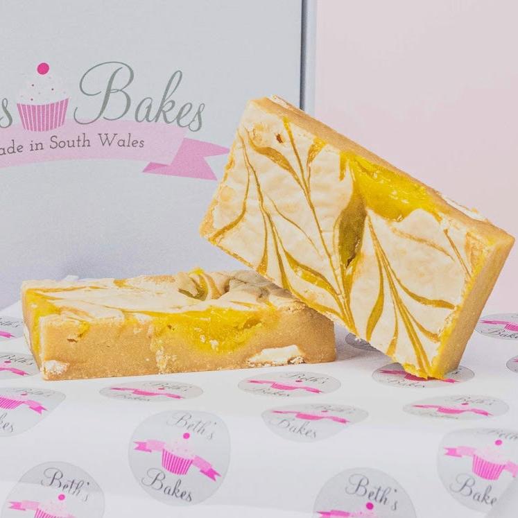 Lemon and White Chocolate Blondies