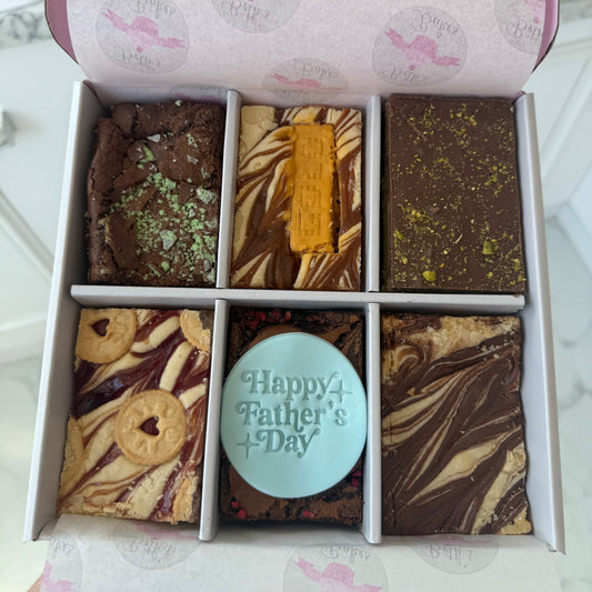 Father’s Day Blondie Brownie Box POSTAL OPTION UK