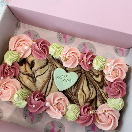 Mother’s Day Brownie Blondie Slab